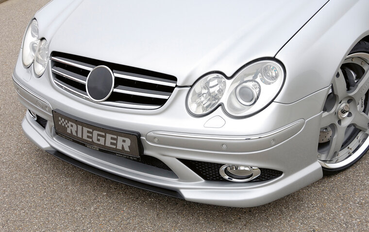 Rieger Tuning voorbumper spoiler verlenging Mercedes CLK [W209]