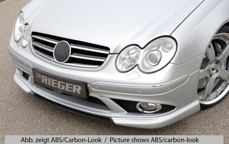 Rieger Tuning splitter Mercedes CLK [W209] voor front spoiler extension