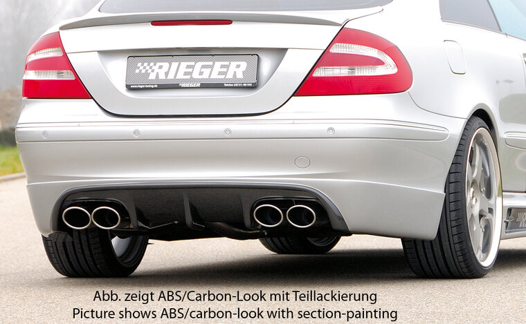 Rieger Tuning achterbumper verlenging Mercedes CLK [W209]