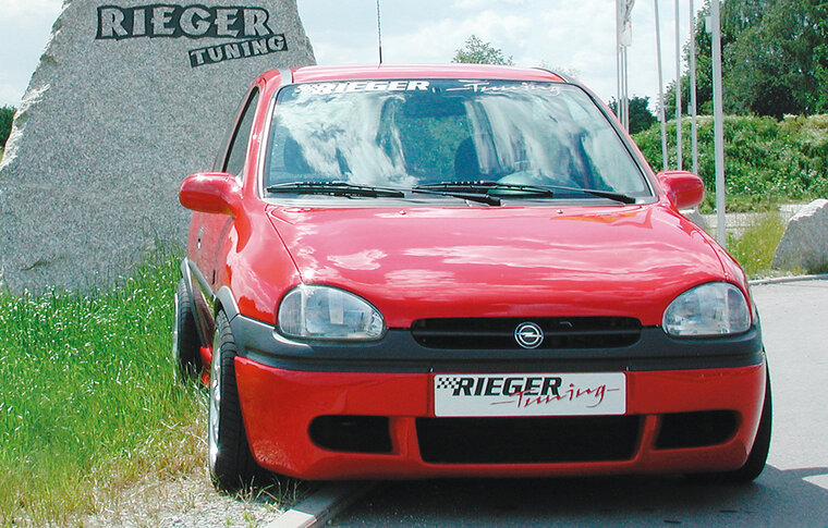 Rieger Tuning voorspoiler verlenging Variante 3 Opel Corsa B