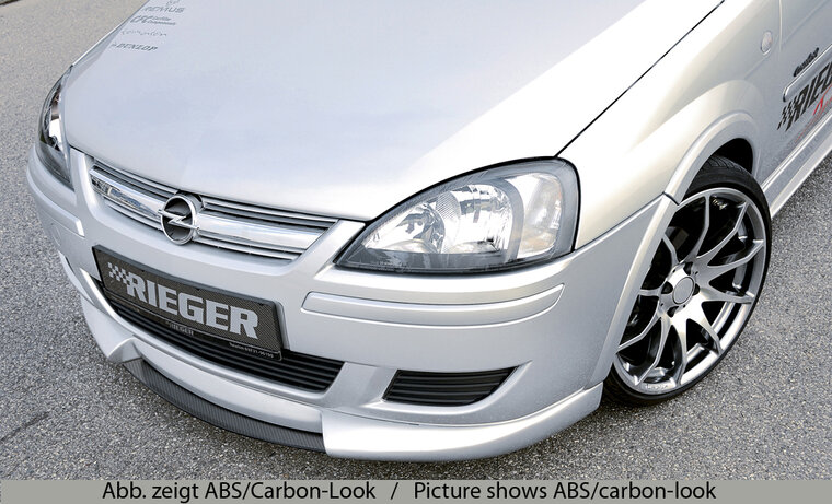 Rieger Tuning splitter Opel Corsa C voor front spoiler lip 58921