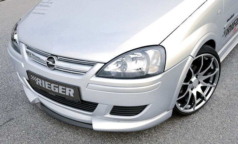 Rieger Tuning splitter Opel Corsa C voor front spoiler lip 58921