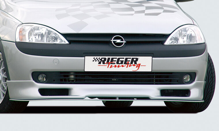 Rieger Tuning voorspoiler lip Opel Corsa C Tot model -2002