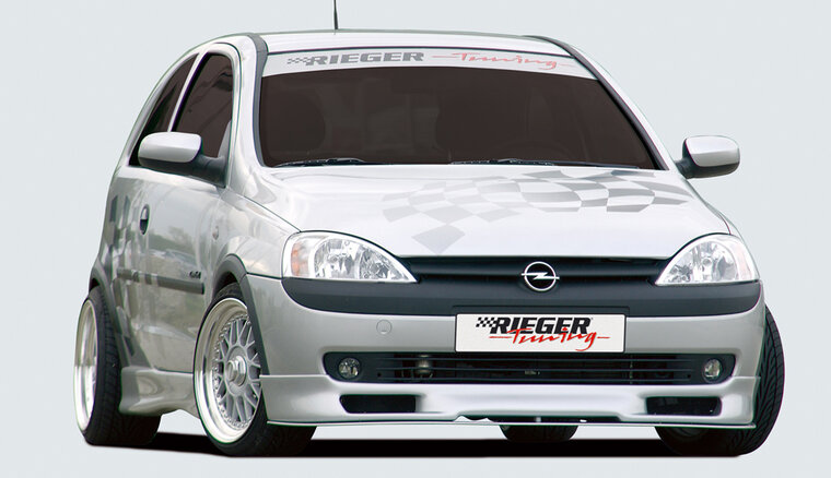 Rieger Tuning splitter Opel Corsa C voor front spoiler lip 58910