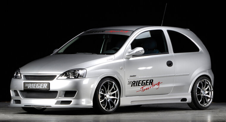 Rieger Tuning sideskirt Opel Corsa C alleen 3-deurs