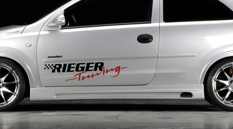 Rieger Tuning sideskirt Opel Corsa C alleen 3-deurs