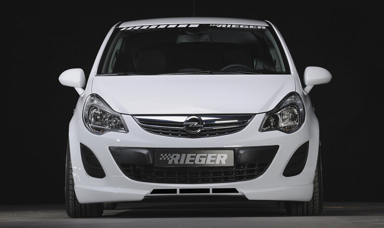 Rieger Tuning voorbumper spoiler lip Opel Corsa D