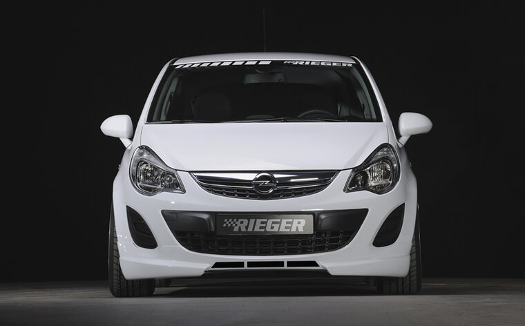 Rieger Tuning voorbumper spoiler lip Opel Corsa D