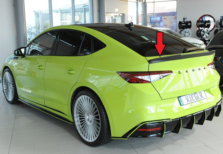 Rieger Tuning achterklep spoiler Skoda Enyaq iV / RS NY Alleen voor coup&eacute;!