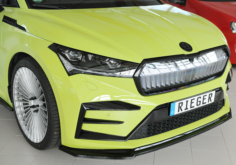 Rieger Tuning voorsplitter Skoda Enyaq iV / RS NY voor originele Sportline- / RS-voorbumper