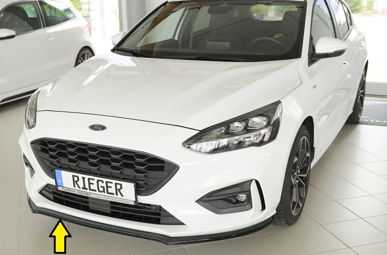 Rieger Tuning voorsplitter Ford Focus 4 voor originele ST-/ ST-Line-voorbumper