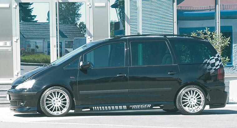 Rieger Tuning voorspoiler lip Ford Galaxy / Sharan Alhambra