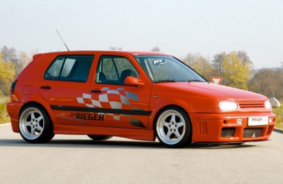 Rieger Tuning wielkast VW Golf 3