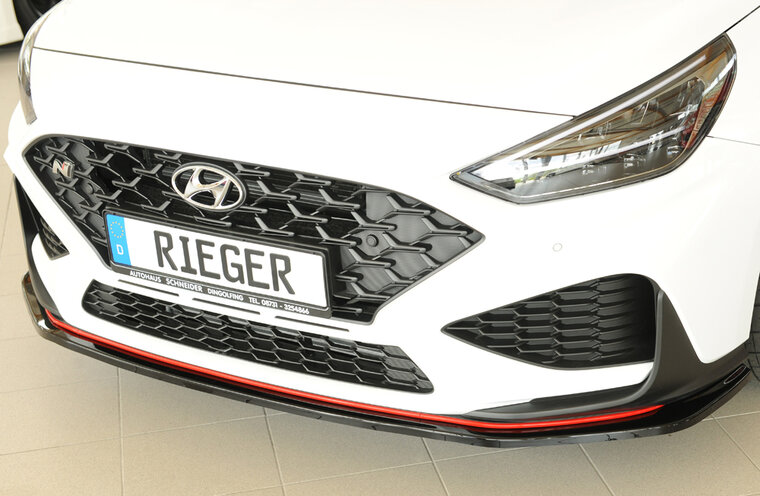 Rieger Tuning splitter Hyundai i30 N voor originele N-voorbumper