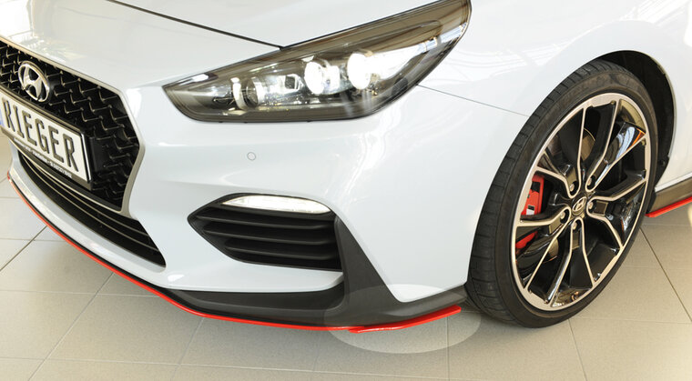 Rieger Tuning splitter lateraal, links Hyundai i30 N voor originele N-voorbumper