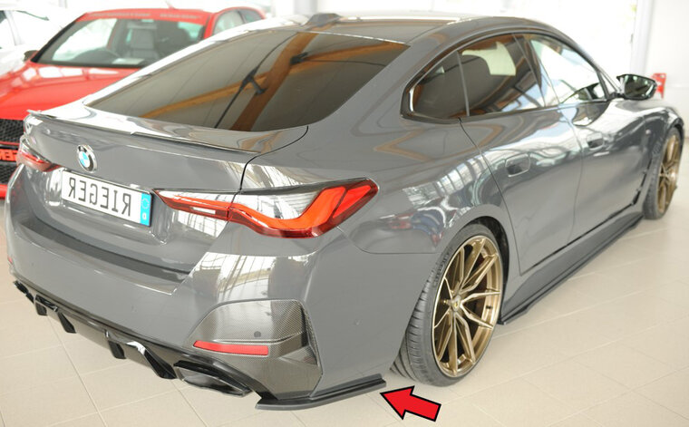 Rieger Tuning achterbumper aanzetstuk lateraal, rechts BMW i4 M/ 4-Serie G26