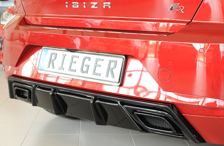 Rieger Tuning diffuser Seat Ibiza / Ibiza FR KJ voor originele uitlaatdemper