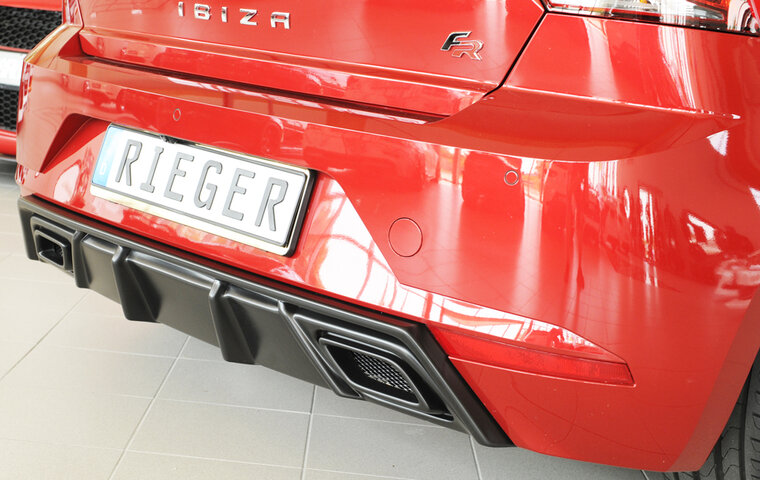 Rieger Tuning diffuser Seat Ibiza / Ibiza FR KJ voor originele uitlaatdemper