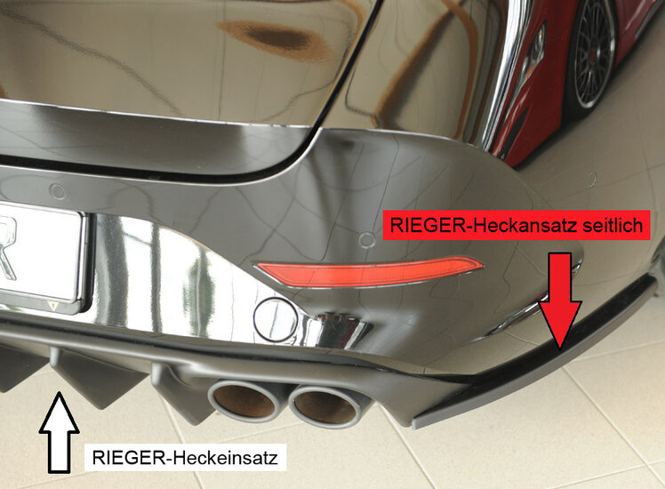 Rieger Tuning achterbumper aanzetstuk lateraal, rechts Cupra Leon [KL]