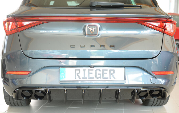 Rieger Tuning diffuser (voor auto&#039;s zonder trekhaak) Cupra Leon [KL] zonder uitlaatuitsparing