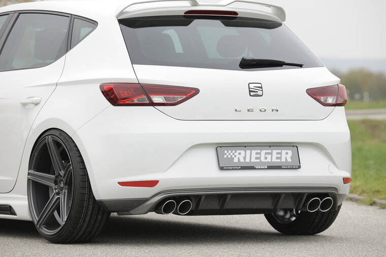 Rieger Tuning achterbumper verlenging Seat Leon 5F