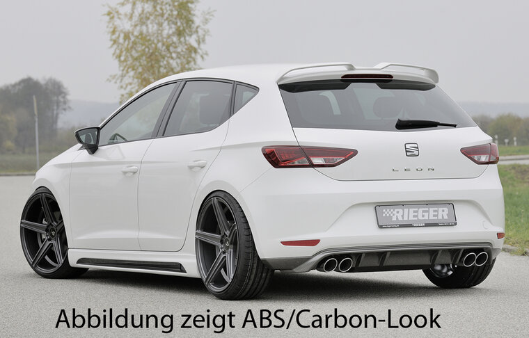 Rieger Tuning achterbumper verlenging Seat Leon 5F