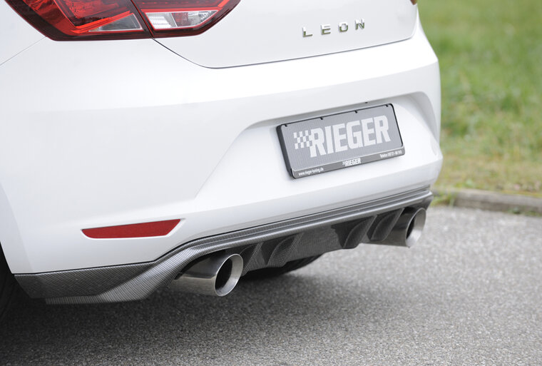 Rieger Tuning achterbumper verlenging Seat Leon 5F