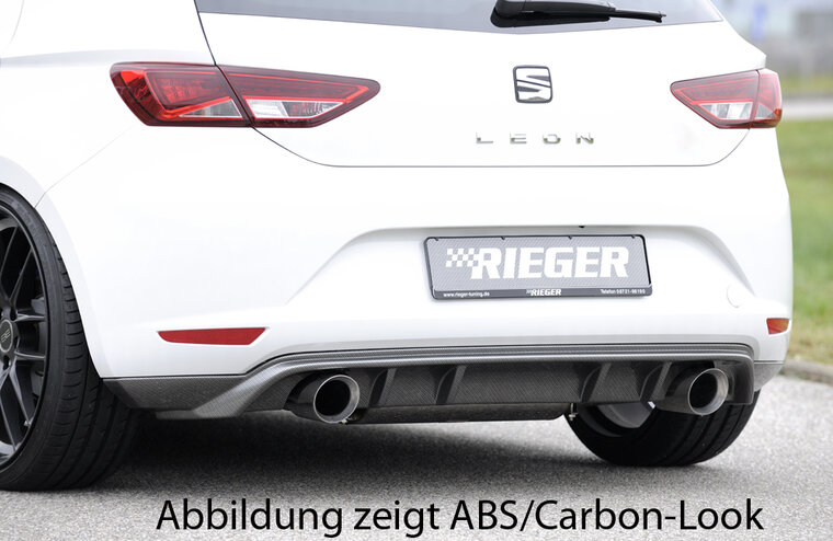 Rieger Tuning achterbumper verlenging Seat Leon 5F