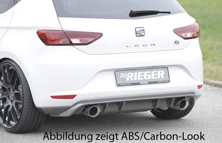 Rieger Tuning achterbumper verlenging Seat Leon 5F