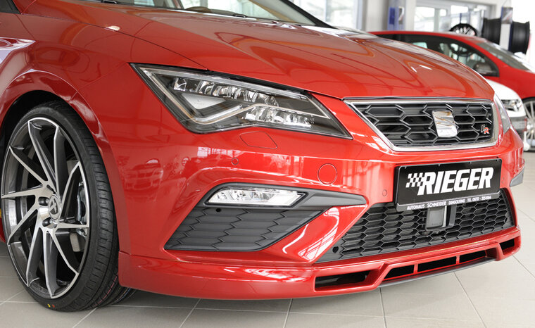 Rieger Tuning voorspoiler lip Seat Leon FR / Leon Cupra 5F