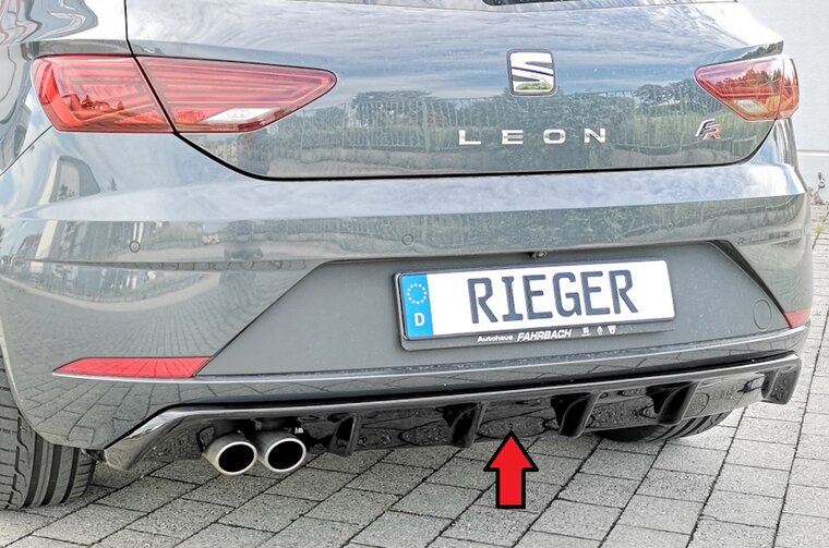 Rieger Tuning diffuser Seat Leon FR 5F