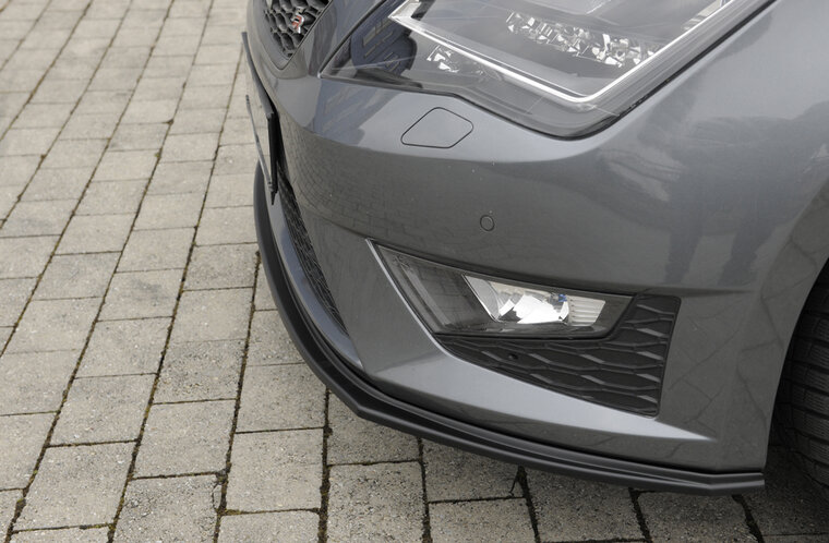 Rieger Tuning voor splitter Seat Leon FR 5F / Leon Cupra 5F Voor originele FR-/Cupra-voorbumper