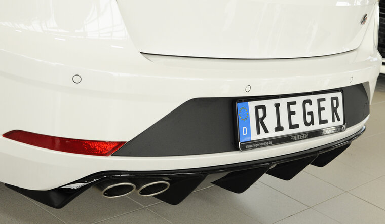 Rieger Tuning diffuser Seat Leon FR ST 5F voor auto&#039;s zonder trekhaak