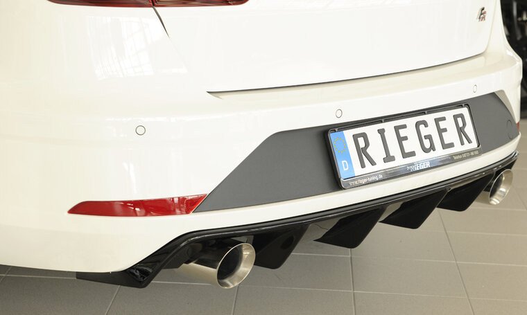 Rieger Tuning diffuser Seat Leon FR ST 5F voor auto&#039;s zonder trekhaak