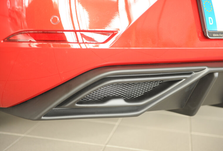 Rieger Tuning diffuser voor originele uitlaatdemper Seat Leon KL voor FR/Xcellence/Style/Reference