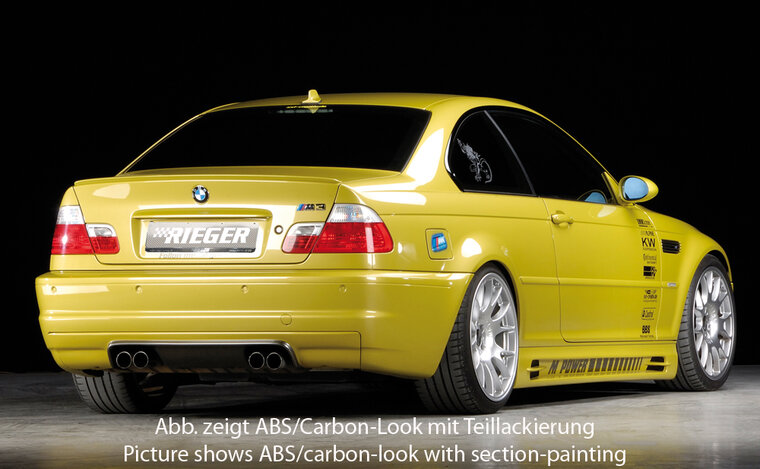 Rieger Tuning achterbumper verlenging CS-Look BMW M3 E46