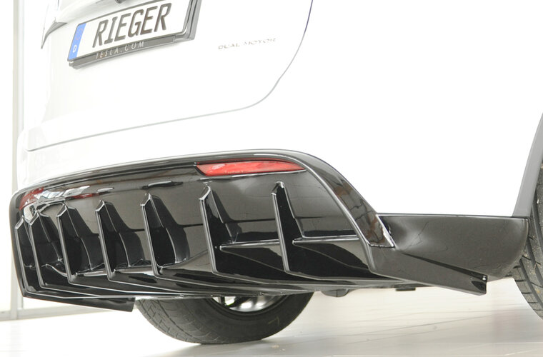 Rieger Tuning diffuser Tesla Model Y voor auto&#039;s zonder trekhaak