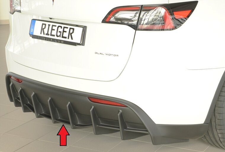 Rieger Tuning diffuser Tesla Model Y voor voertuigen zonder trekhaak