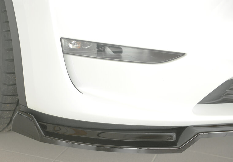 Rieger Tuning splitter Tesla Model Y voor originele voorbumper