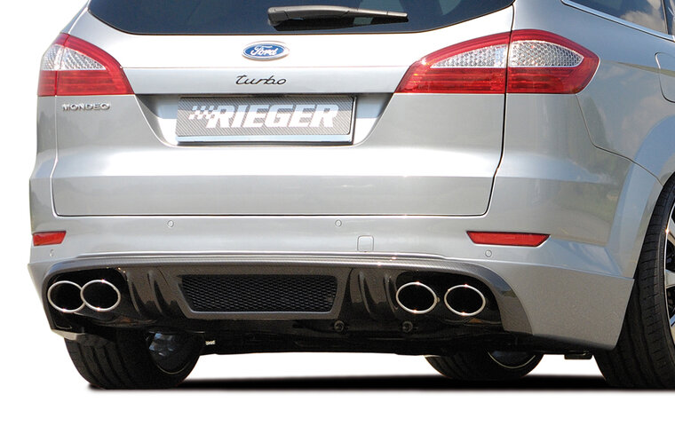 Rieger Tuning uitlaatdemper, rechts, links, met stempel Ford Mondeo 4 x 115x85mm, Type 32