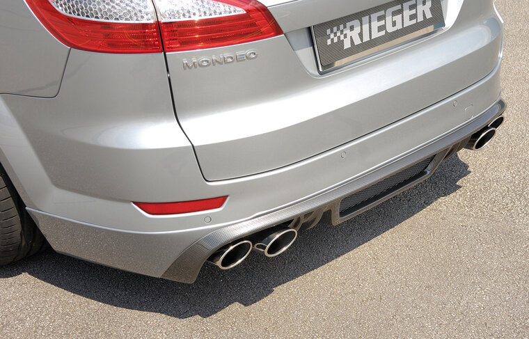 Rieger Tuning uitlaatdemper, rechts, links, met stempel Ford Mondeo 4 x 115x85mm, Type 32