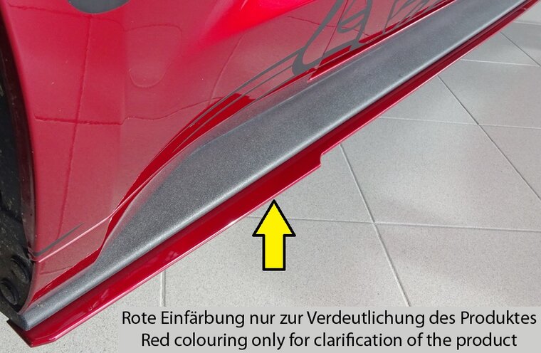 Rieger Tuning sideskirt aanzetstuk Ford Mustang alleen voor originele GT-sideskirts