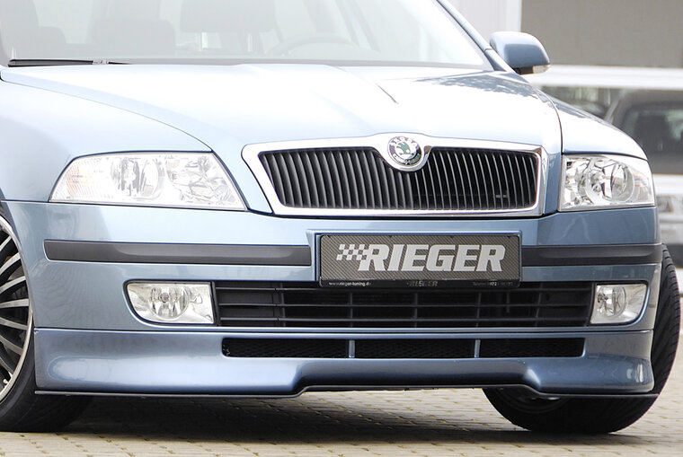 Rieger Tuning voorbumper spoiler lip Skoda Octavia 1Z