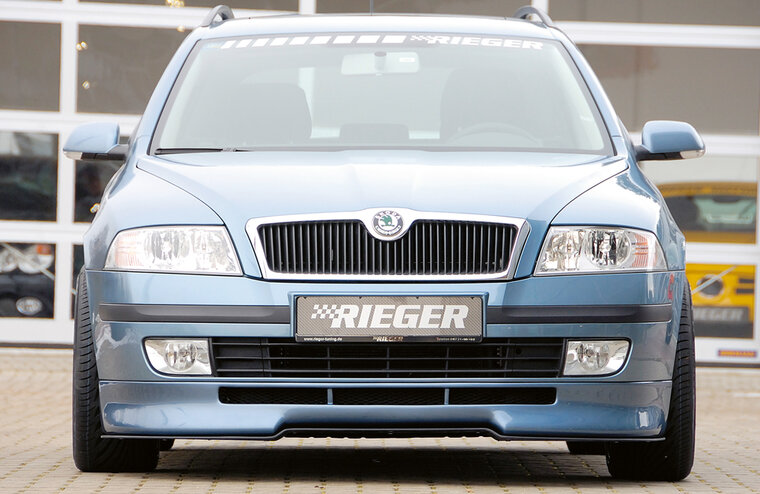 Rieger Tuning voorbumper spoiler lip Skoda Octavia 1Z