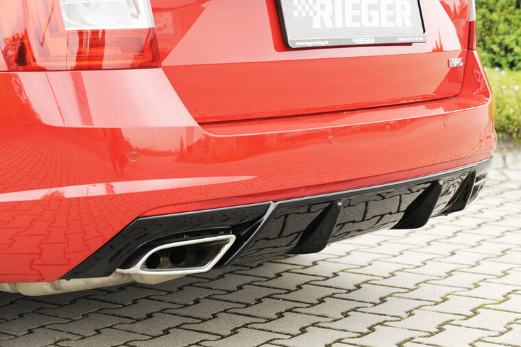 Rieger Tuning diffuser Skoda Octavia RS 5E bij bestelling let op de exacte motorisering!