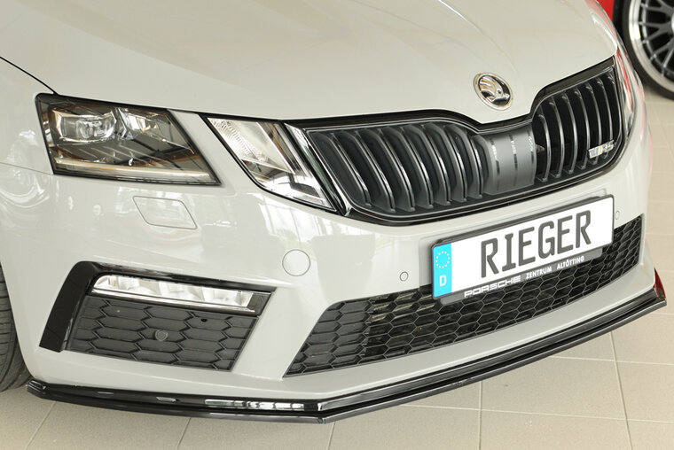 Rieger Tuning voorsplitter Skoda Octavia RS NX Alleen voor originele RS-voorbumper