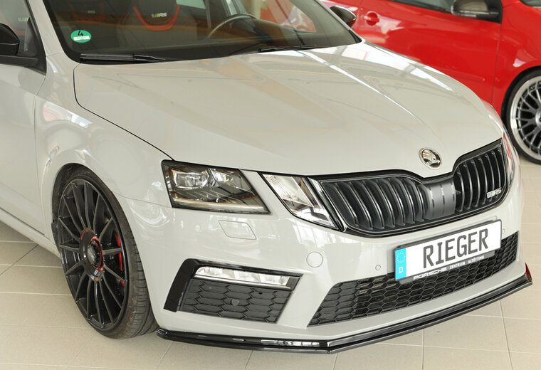 Rieger Tuning voorsplitter Skoda Octavia RS NX Alleen voor originele RS-voorbumper