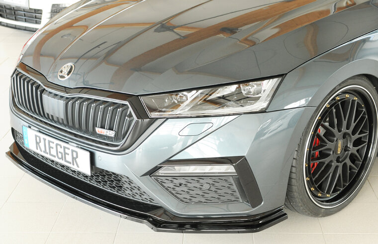 Rieger Tuning voorsplitter Skoda Octavia RS NX Alleen voor originele RS-voorbumper