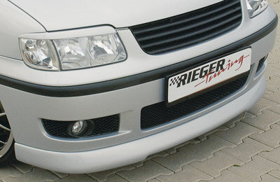 Rieger Tuning voorspoiler lip VW Polo 4 (6N) vanaf model 2000-, of voor 6N2