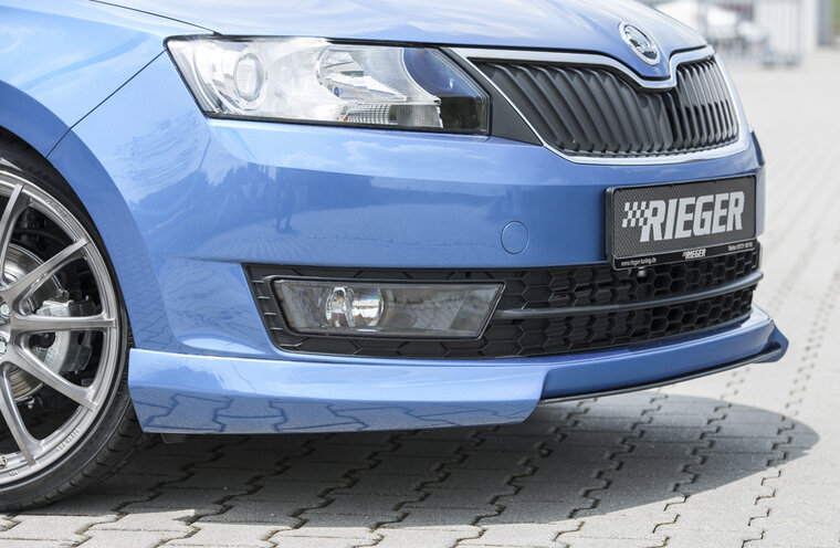 Rieger Tuning voorspoiler lip Skoda Rapid NH